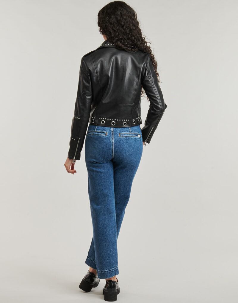 Giacca in pelle Only ONLKACANDRA Nero Giacche in pelle Donna - 4