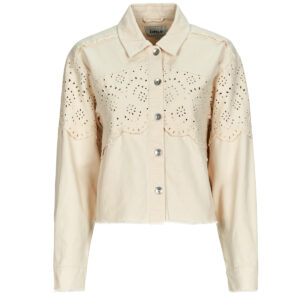 Giacca in jeans  Only  ONLELENA   Bianco -   Giacche in jeans Donna