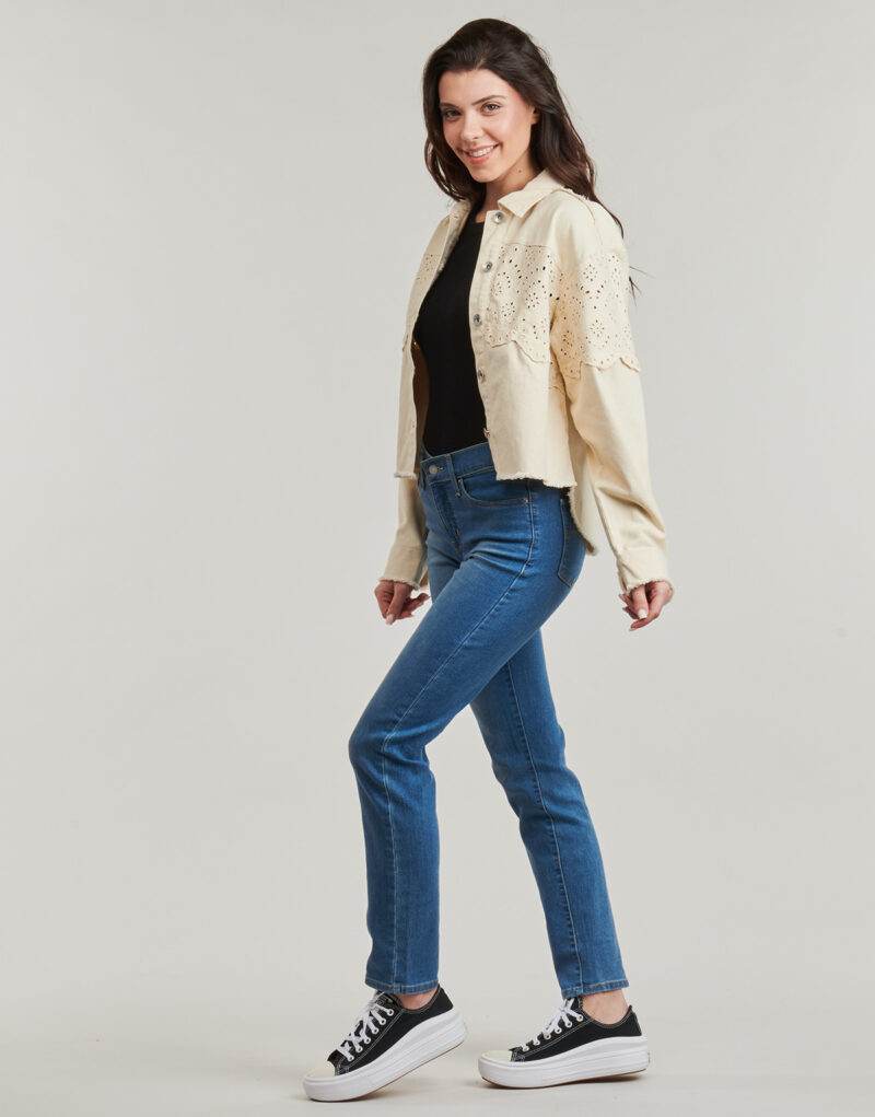 Giacca in jeans Only ONLELENA Bianco Giacche in jeans Donna - 3