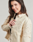 Giacca in jeans Only ONLELENA Bianco Giacche in jeans Donna - 5