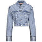 Giacca in jeans Only ONLHOLLYWOOD CRYSTAL Blu Giacche in jeans Donna - 1