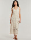Abito Derhy XAVIER ROBE MAILLE Bianco - Abiti Lunghi Donna - 2