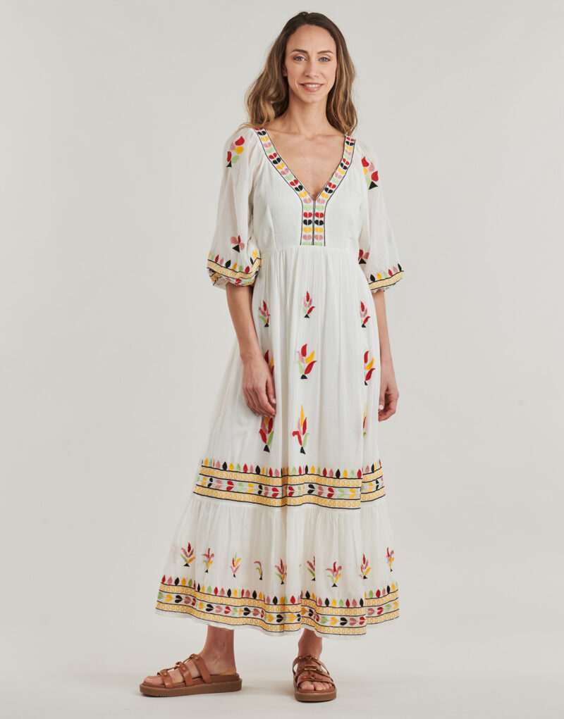 Abito Derhy CANDICE ROBE Bianco Abiti Lunghi Donna - 2