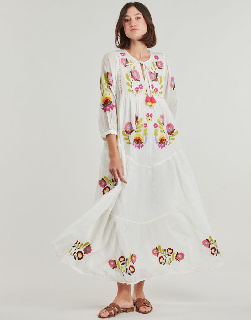 Abito Derhy CLAIRE ROBE Bianco Abiti Lunghi Donna - 2