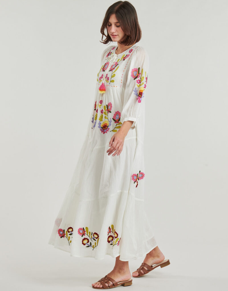 Abito Derhy CLAIRE ROBE Bianco Abiti Lunghi Donna - 3