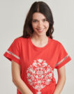 T-shirt Derhy ZIBELINE TEE SHIRT Arancio T-shirt maniche corte Donna - 5