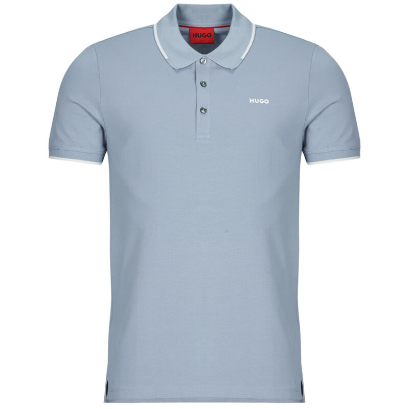 Polo HUGO Dinoso222 Blaues Polohemd f&uuml;r Herren - 1