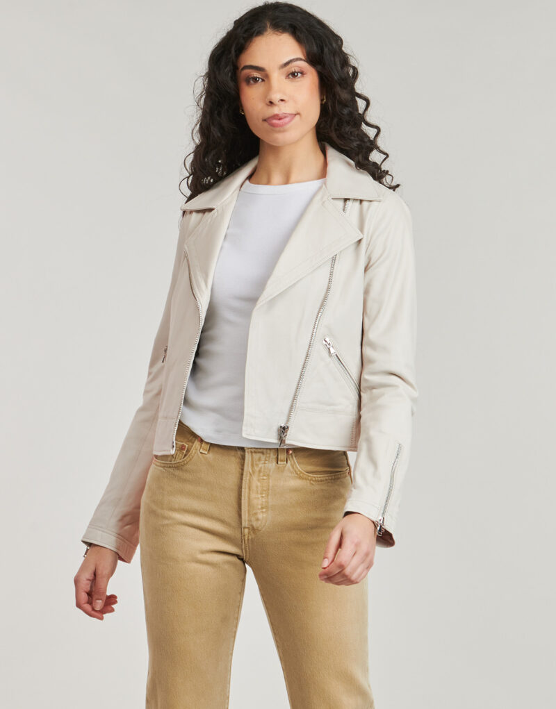 Giacca in pelle Oakwood MAXINE Bianco Giacche in pelle Donna - 2