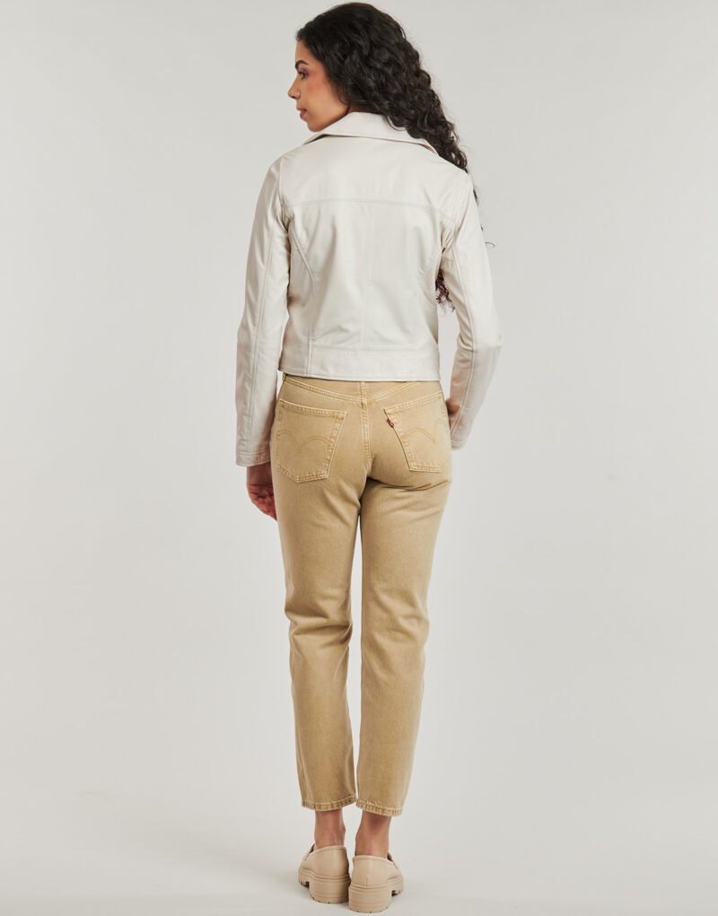 Giacca in pelle Oakwood MAXINE Bianco Giacche in pelle Donna - 4