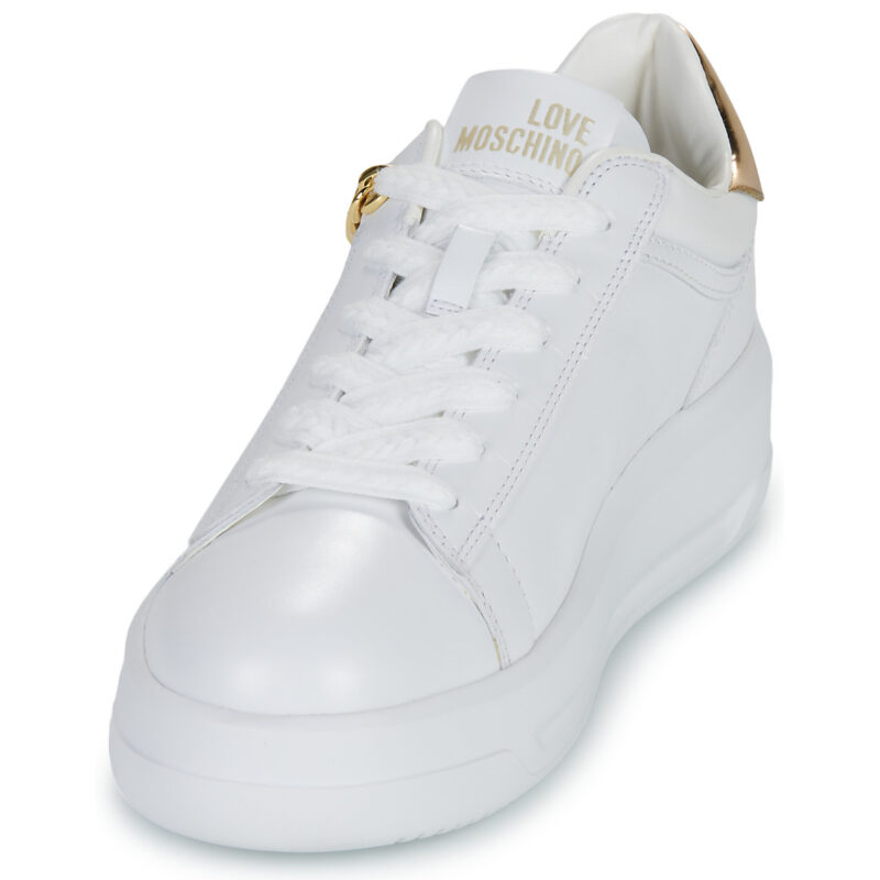 Love Moschino ECLIPSE Wei&szlig;e Low-Sneaker f&uuml;r Damen - Gr&ouml;&szlig;e 3