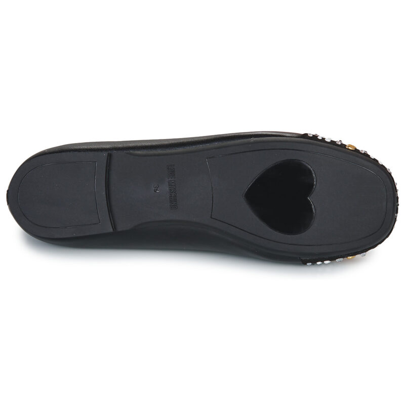 Love Moschino BALLET LOVE Nero Ballerine Donna - 7