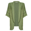Gilet / Cardigan Les Petites Bombes Gilet/cardigan kaki GENIA pour femme - 1