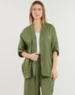 Gilet / Cardigan Les Petites Bombes Gilet/cardigan kaki GENIA pour femme - 2