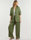 Gilet / Cardigan Les Petites Bombes Gilet/cardigan kaki GENIA pour femme - 3