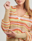 Gilet / Cardigan Les Petites Bombes Gilet/cardigan multicolore pour femme LAYANE - 5