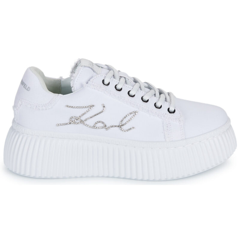 Karl Lagerfeld KREEPER LO Signia Mix Lo Lace Bianco Sneakers basse Donna - 2