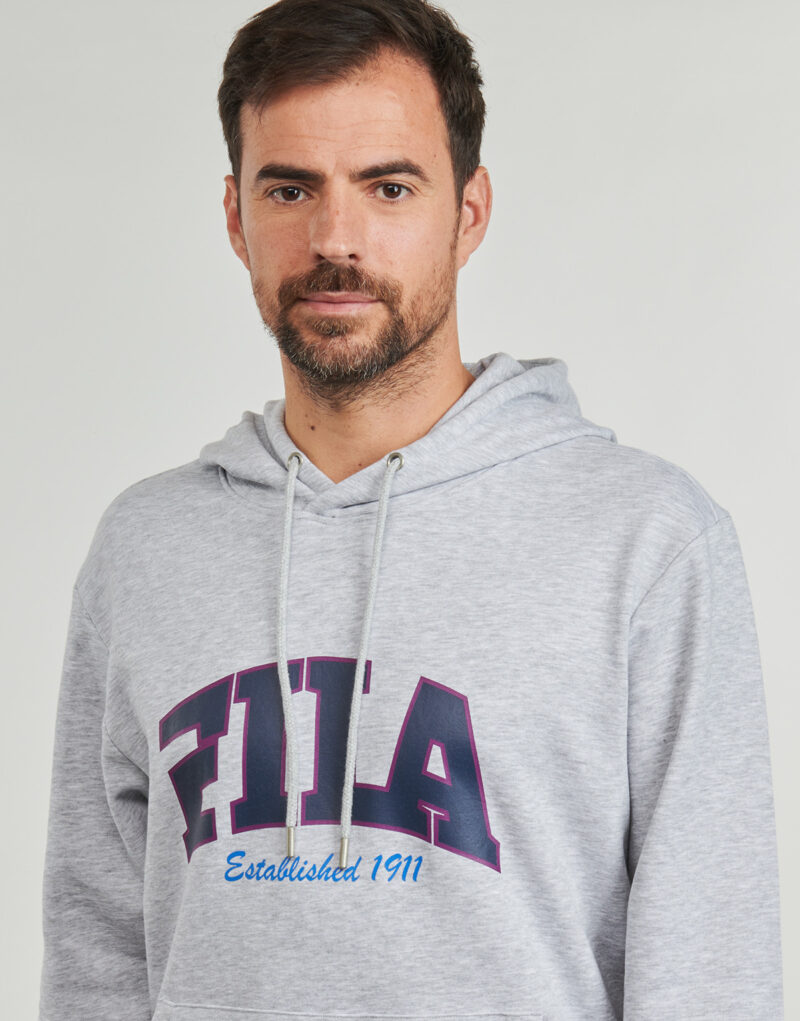 Felpe mit Cappuccio Fila LANDEN Graue Herren-Hoodies - 5