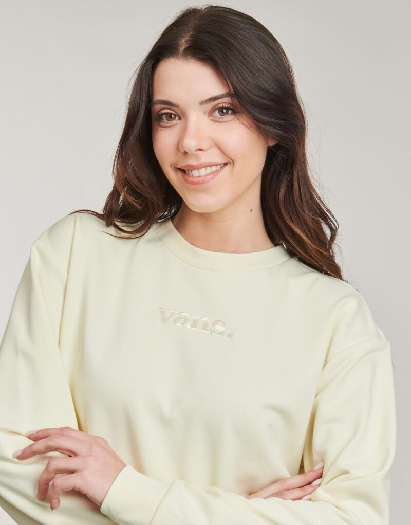Vans W ESSENTIAL FT RLX CREW Gelbe Damen-Sweatshirts - 5