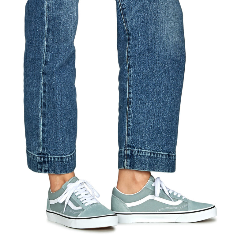 Vans Old Skool Verde Sneakers basse Donna - 8