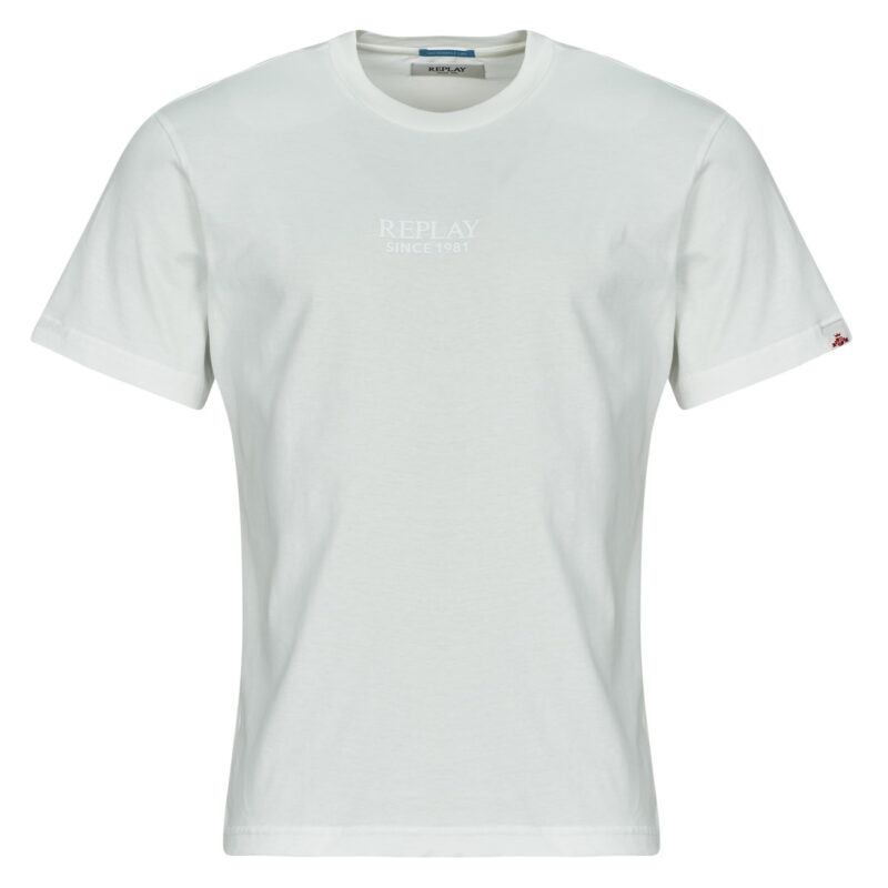 Replay T-shirt White Short Sleeve T-shirt Men - 1