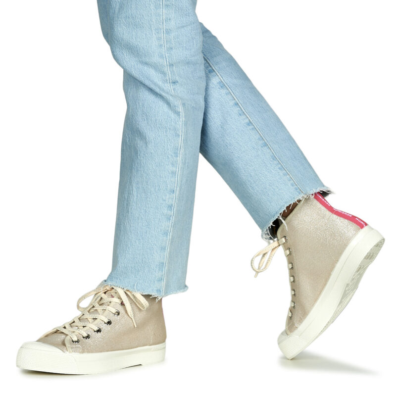 Bensimon STELLA Beige High Top Sneakers Women - 8