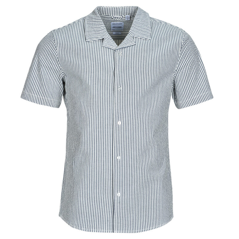 Camicia a maniche corte Only & Sons ONSLOUNGE Blu Camicie a maniche corte Uomo - 1