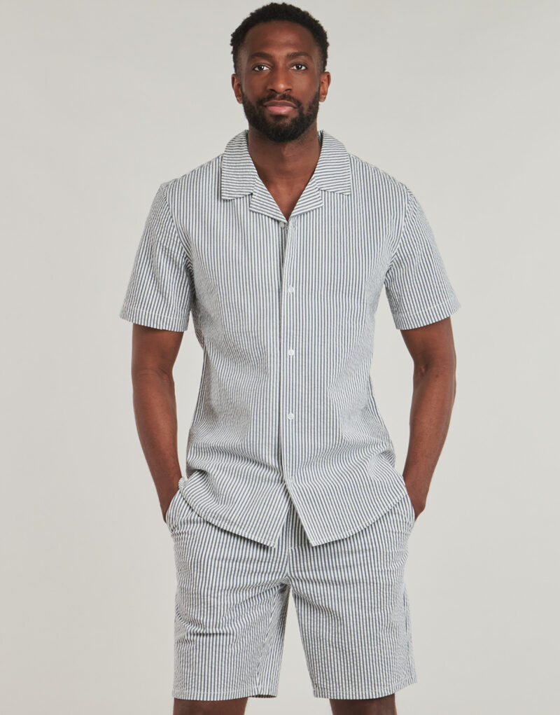 Camicia a maniche corte Only & Sons ONSLOUNGE Blu Camicie a maniche corte Uomo - 2