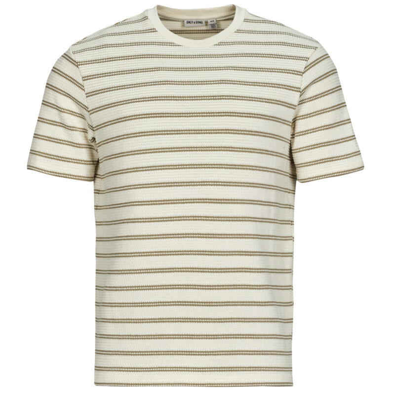 T-shirt Only & Sons ONSIAN Beige T-shirt maniche corte Uomo - 1