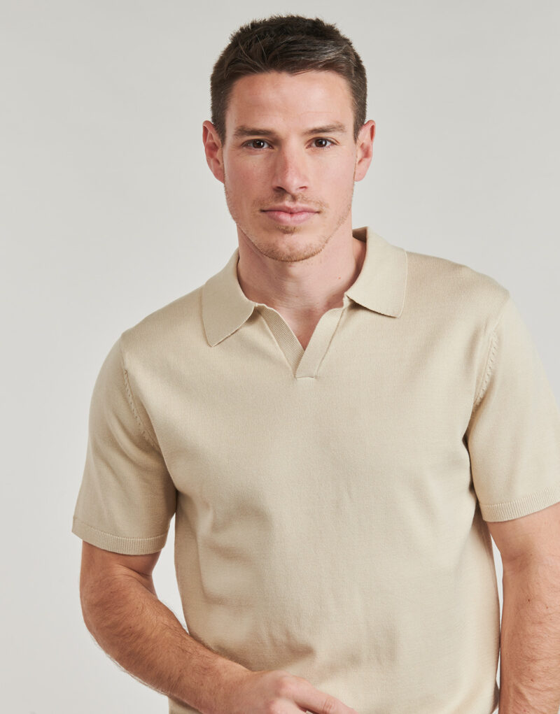 Polo Selected SLHTELLER Beige Polo Uomo - 5