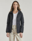 Piumino Columbia POWDER PASS II HYBRID HOODED JACKET Nero Piumini Donna - 2