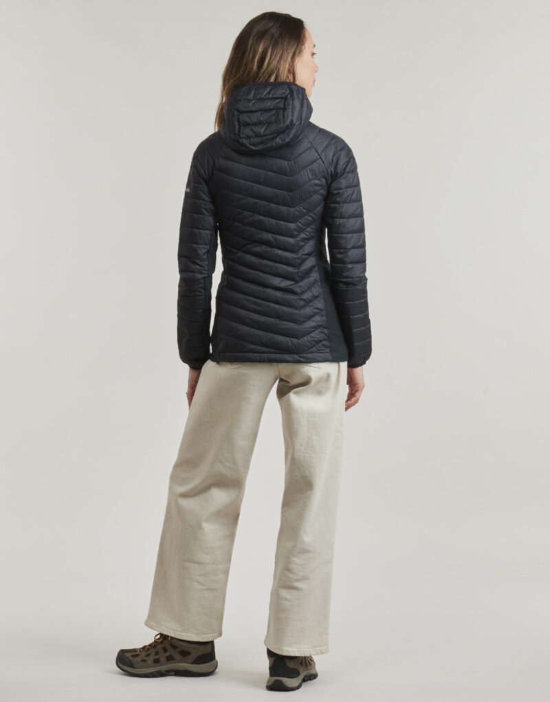 Piumino Columbia POWDER PASS II HYBRID HOODED JACKET Nero Piumini Donna - 4