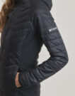Piumino Columbia POWDER PASS II HYBRID HOODED JACKET Nero Piumini Donna - 5