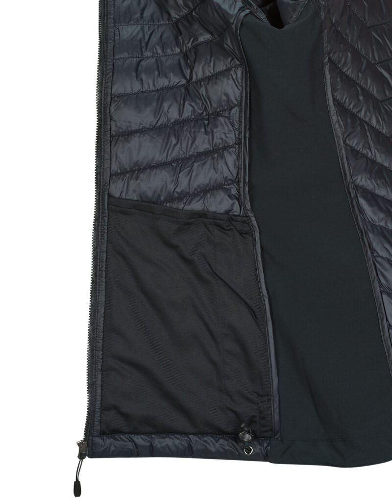 Piumino Columbia POWDER PASS II HYBRID HOODED JACKET Nero Piumini Donna - 6
