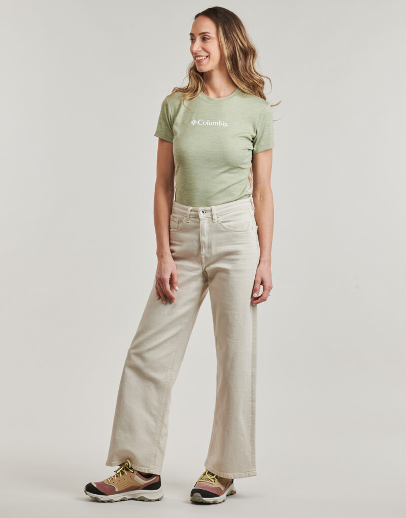 T-shirt Columbia COLUMBIA MOVE SHORT SLEEVE TEE Verde T-shirt maniche corte Donna - 3