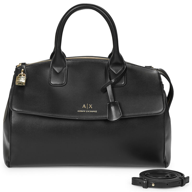 Donna Armani Exchange JANE CANVAS TOTE L Nero Borsetta Donna - 1