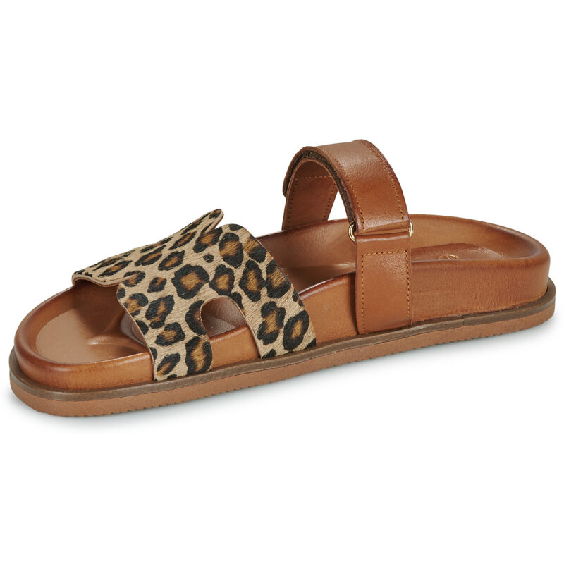 Exé Shoes 967-KIMOLOS-LEOPARD-TAN Marrone Ciabatta Donna - 4