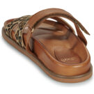 Exé Shoes 967-KIMOLOS-LEOPARD-TAN Marrone Ciabatta Donna - 5