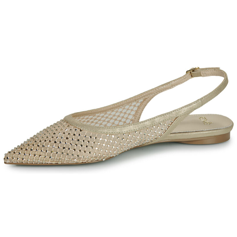 Exé Shoes MIAMI-222-STRASS-GOLD Beige Ballerine Donna - 4