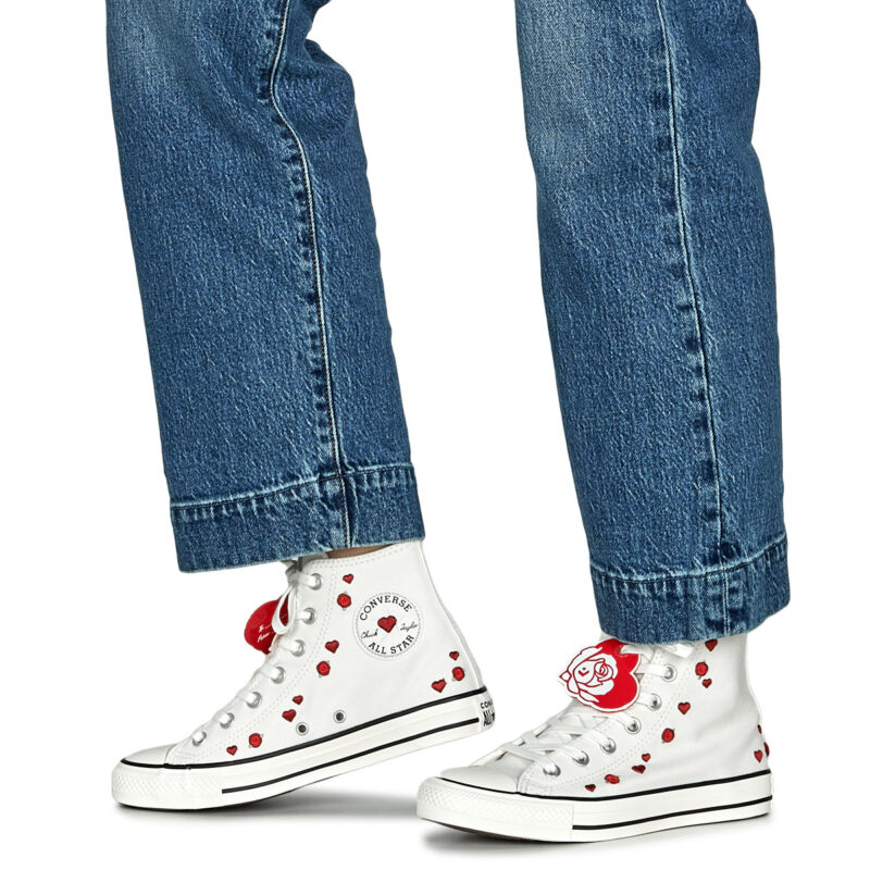 Converse  CHUCK TAYLOR ALL STAR  Bianco -  Sneakers alte Donna - 8