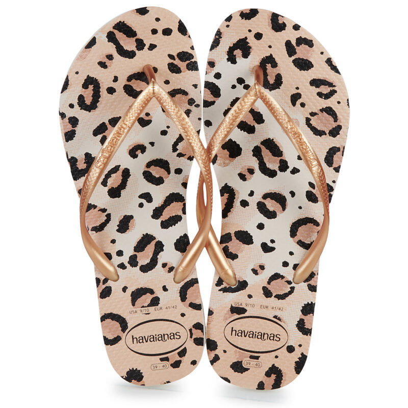 Havaianas SLIM ANIMALS Beige Infradito Donna - 6