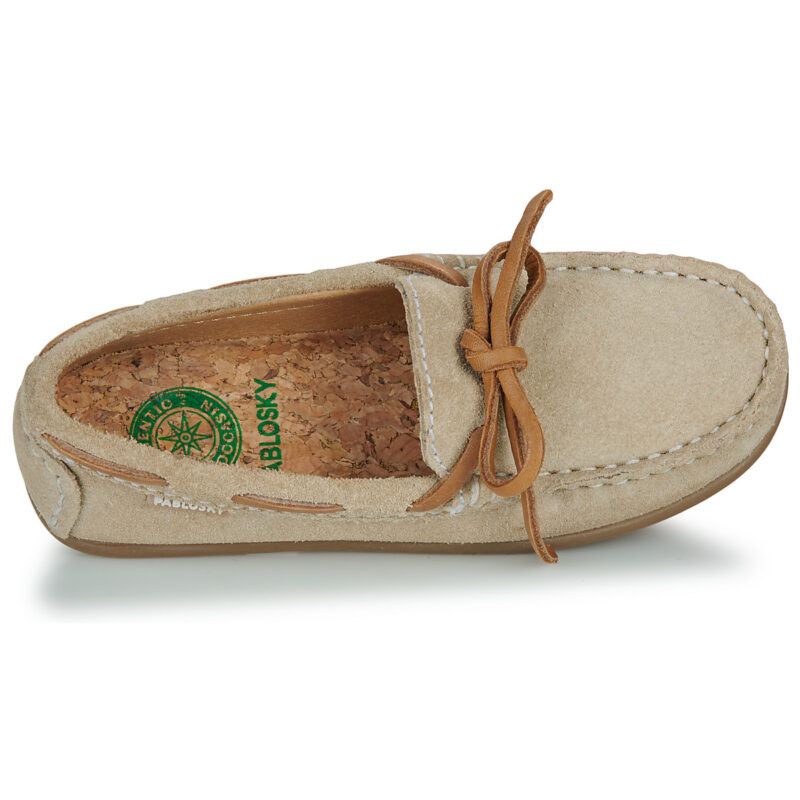 Mocassins Pablosky DRIVER beiges pour enfants - Taille 6