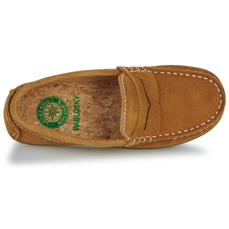 Mocassins Pablosky DRIVER marron pour enfants - Taille 6