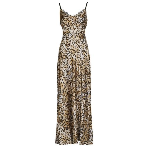 Abito lungo donna Guess ADLE LACE NECKLIN multicolore con dettaglio in pizzo, ideale per occasioni speciali e casual. Perfetto per la stagione estiva, offre un look elegante e alla moda. Acquista ora per arricchire il tuo guardaroba con stile e comfort!