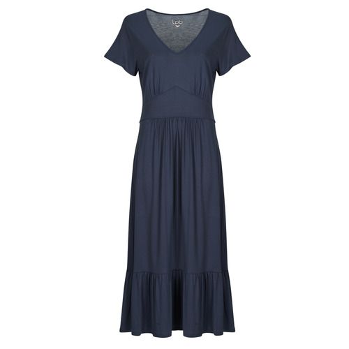Abito lungo Donna Les Petites Bombes LUCINDA, elegante vestito estivo con fantasia floreale, scollatura dolce e taglio fluido. Perfetto per occasioni speciali e per un look chic e sofisticato. Disponibile in varie taglie.