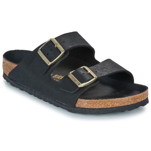 Ciabatta Donna BIRKENSTOCK Arizona BF Saffiano Black Nero, elegante e versatile, perfetta per ogni occasione. Sottopiede in sughero per il massimo comfort, design moderno e sofisticato in color nero. Acquista ora le BIRKENSTOCK Arizona BF per un look alla moda e un comfort senza pari.