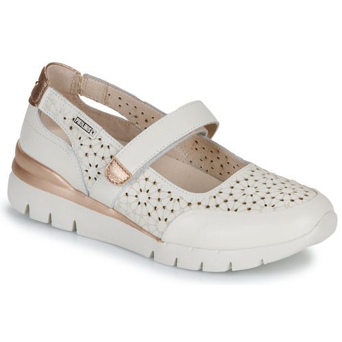 Ballerine Pikolinos CANTABRIA W4R Bianco per Donna, eleganti e confortevoli, ideali per ogni occasione. Realizzate con materiali di alta qualità, queste ballerine offrono stile e comodità per una giornata attiva. Perfette da abbinare a vestiti casual o formali, sono un must-have per il guardaroba femminile. Acquista ora le Pikolinos CANTABRIA W4R Bianco e porta un tocco di classe ai tuoi outfit.