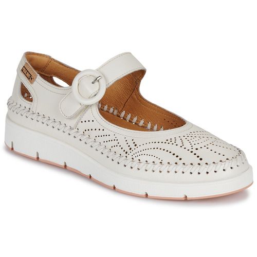 Ballerine Pikolinos TENERIFE W8D Bianco per Donna, eleganti e comode, ideali per ogni occasione. Disegnate per offrire comfort e stile, queste ballerine bianche si abbinano facilmente a vari outfit. Perfette per la primavera e l'estate, sono realizzate con materiali di alta qualità per garantire durata e benessere durante la giornata. Scopri il perfetto mix di moda e funzionalità con le ballerine Pikolinos TENERIFE W8D bianche.