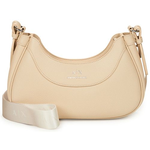 Borsa a spalla donna Armani Exchange  WAVE HOBO S  Beige Armani Exchange 8059659736756