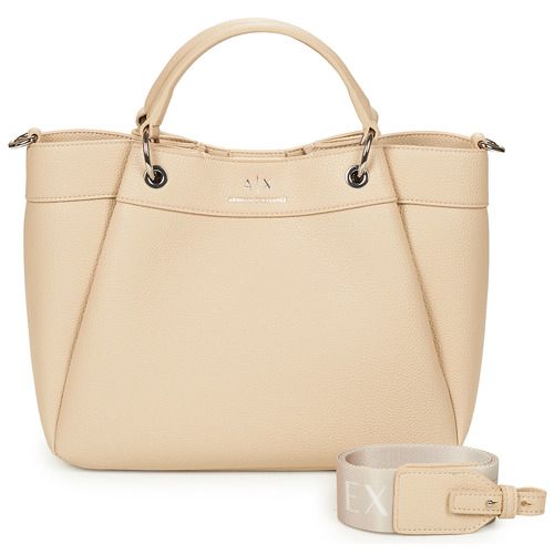 Borsette donna Armani Exchange  WAVE SHOPPING M  Beige Armani Exchange 8059659631259