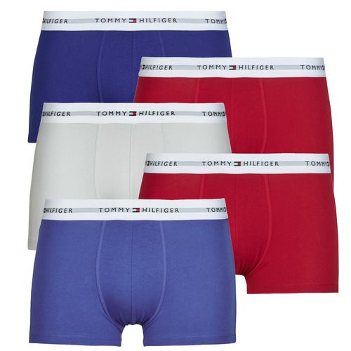 Boxer uomo Tommy Hilfiger 5P TRUNK multicolore, stile casual e comfort, ideale per l'abbigliamento quotidiano. Acquista il tuo set di boxer Tommy Hilfiger per un look moderno e di qualità.